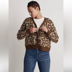 Madewell Leighton Floral Cardigan Sweater